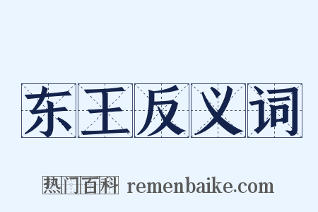 东王反义词是什么意思的图片